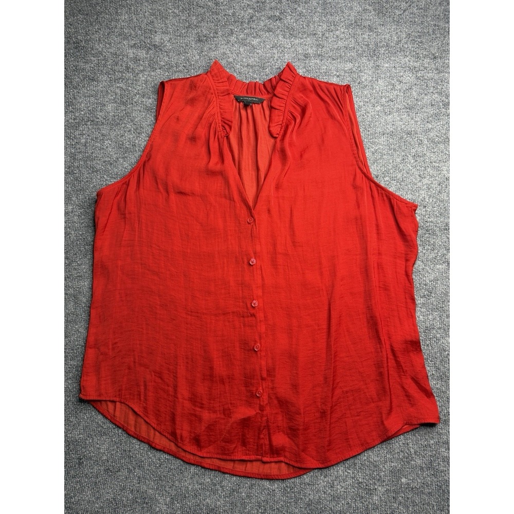 Banana Republic Women's Medium Sleeveless Button Front Blouse
